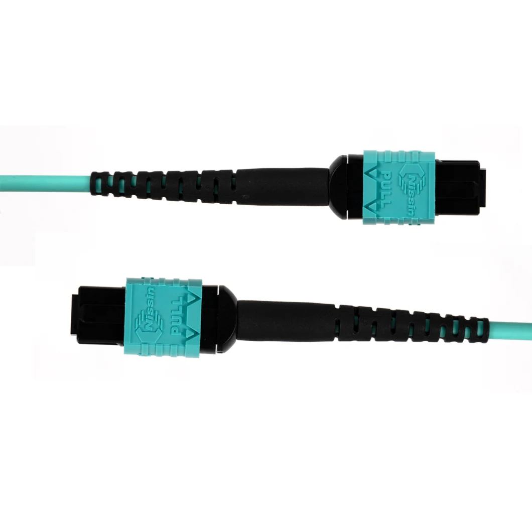 MPO Pull Tap Optic Fiber Trunk Cable Om3 12core/24core MTP/MPO Patch Cord