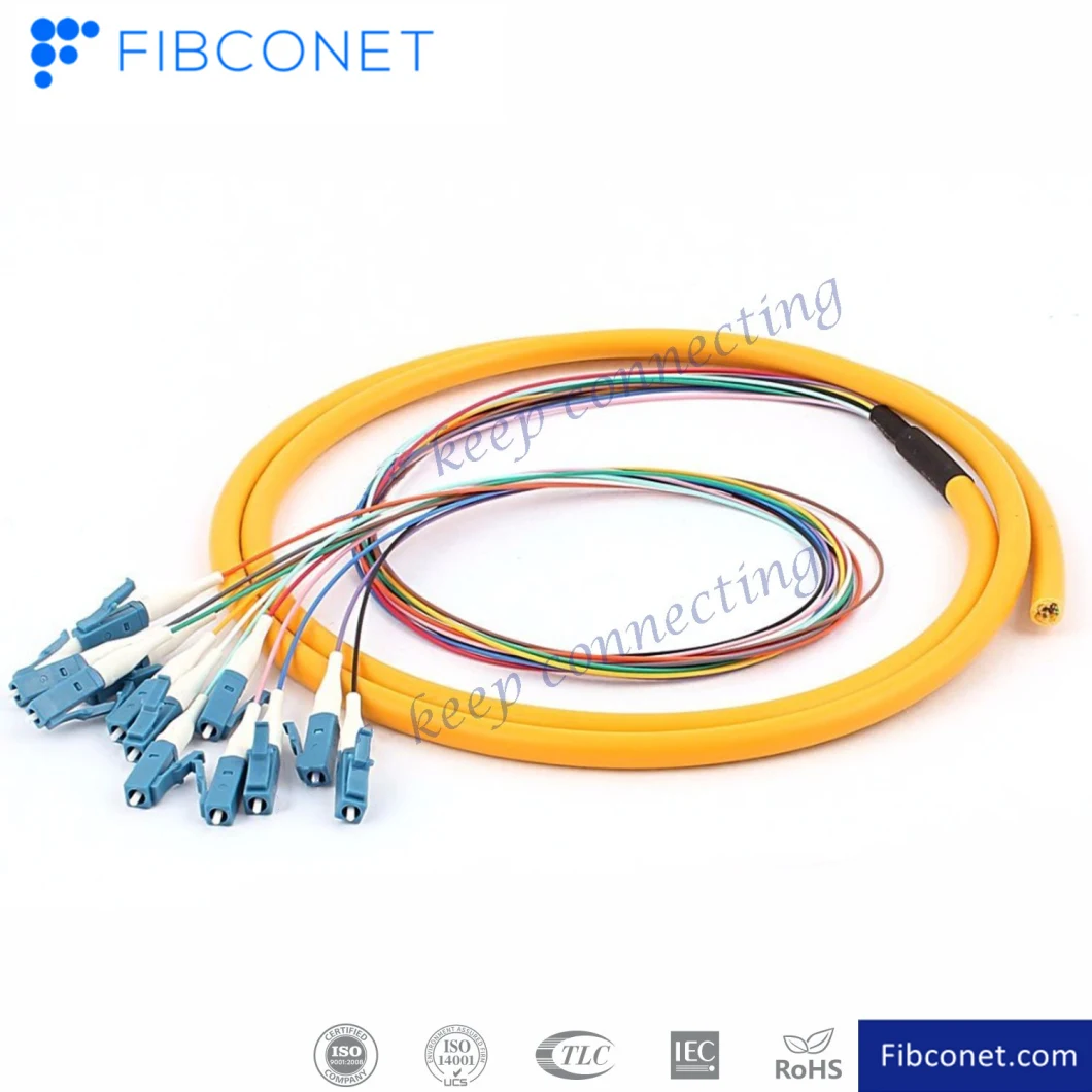 FTTH Manufacturer LC Upc/APC Fiber Optical Multicore Bundle Distribution Patch Cord/Cable/Jumper/Patchcord/Pigtail