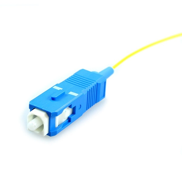 0.9mm PVC/LSZH Jacket Patch Cord Cable Simplex Sc Upc Single Mode Fiber Optic Pigtail