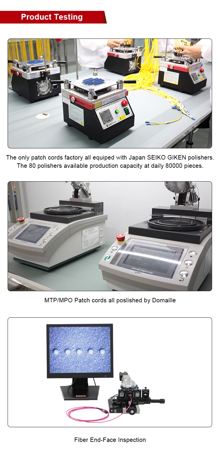 Promotional New MPO Fiber Optic Patch Cord MPO-MTP Patch Cord