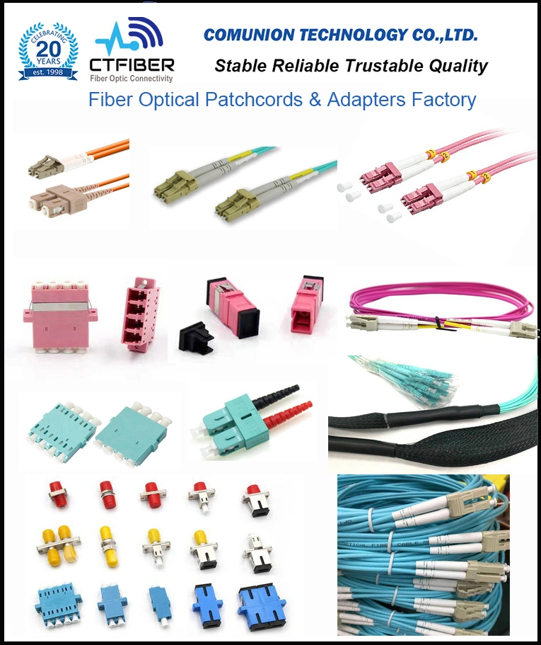 LC Om4 40g MPO MTP Fiber Optical Trunk Cable