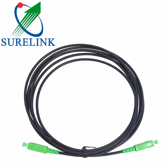 Cavo flessibile FTTH con connettore impermeabile, mini cavo patch in fibra SC/APC
