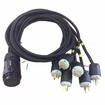 Cavo fanout MTP maschio a LC 12 fibre OM3 50/125 10G 1 m (cavo breakout MTP MPO)