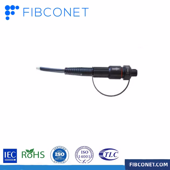 Connettore MPO impermeabile in fibra mini esterna IP68 con adattatore LC Sc MTP/MPO